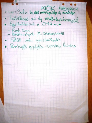 2010. 10. KIÖK tréning